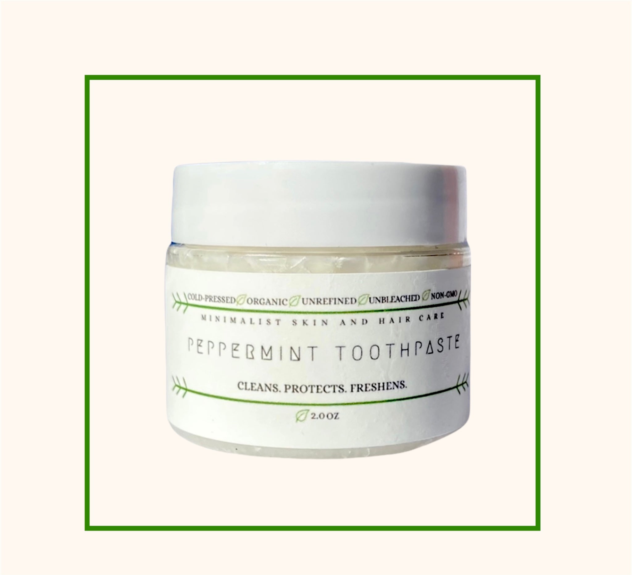 Peppermint Toothpaste